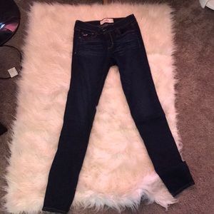 Dark denim Hollister skinny jeans
